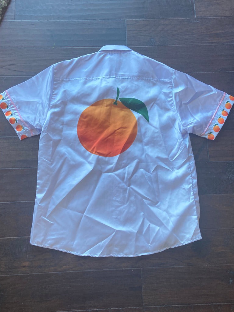 Satin Button Up