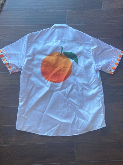 Satin Button Up