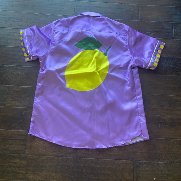 Satin Button Up