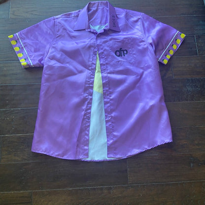 Satin Button Up