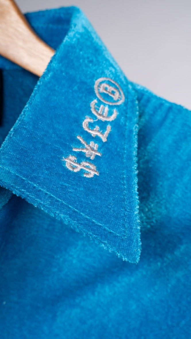 Velour Polo Shirt