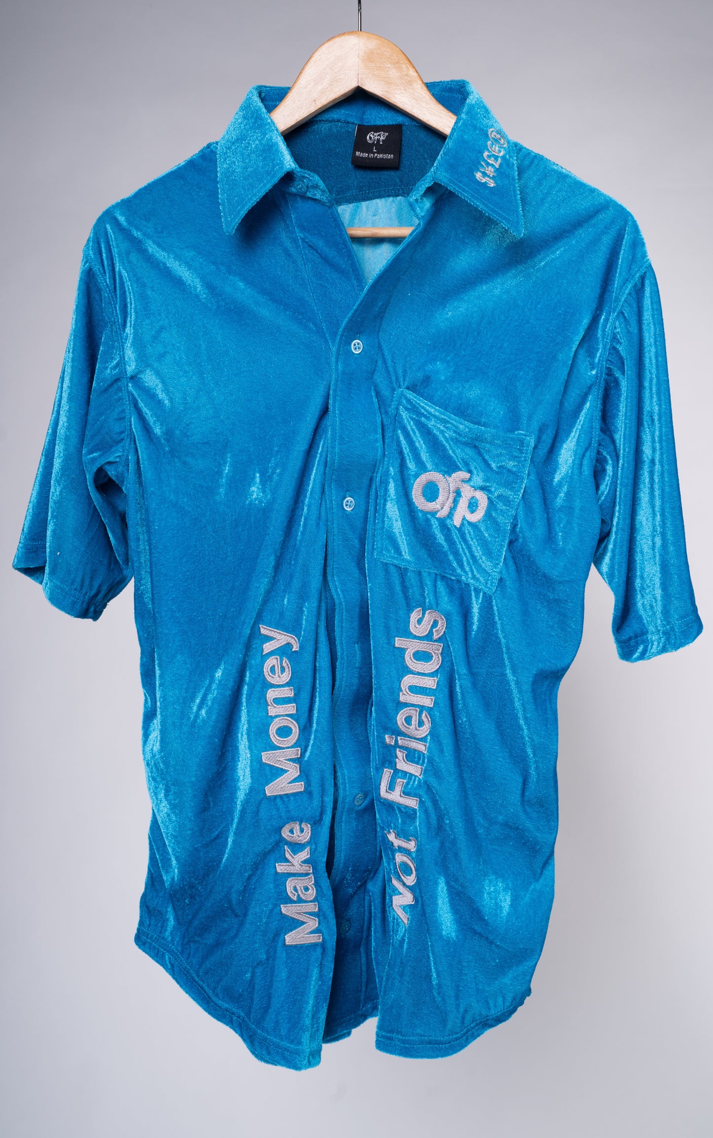 Velour Polo Shirt