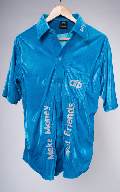 Velour Polo Shirt